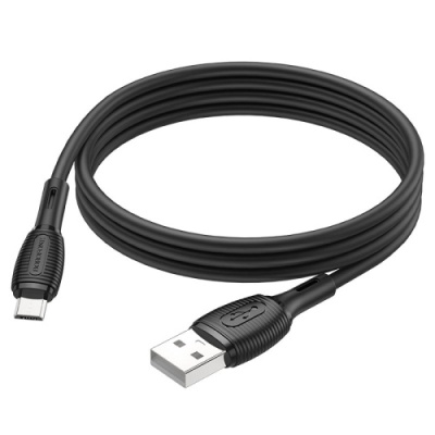 кабель borofone bx86 usb - microusb 2.4a/1m (чорний) 