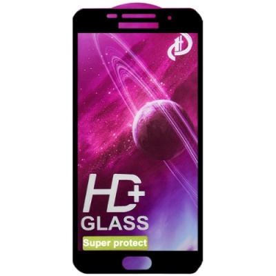 захисне скло glass full glue space для samsung a720 galaxy a7 2017 (чорний) 