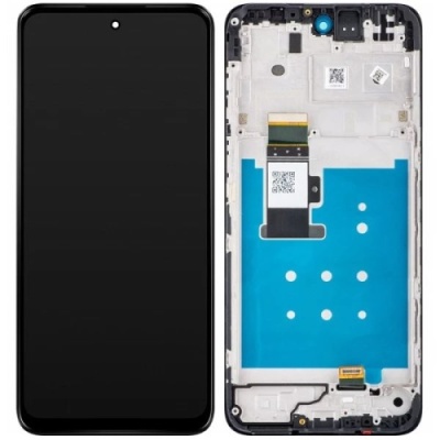 дисплей для motorola moto g13, moto g23 xt2333, чорний, з рамкою