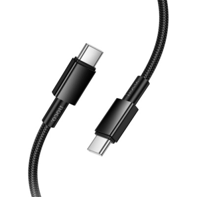 кабель hoco x119 type-c - type-c 60w/1m (чорний) 