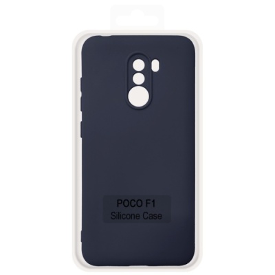 Купить чохол soft silicone case full для xiaomi poco f1 (dark blue) онлайн