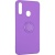 Купить силіконовий чохол soft silicone casevsmagnet ring для samsung a207 galaxy a20s - purple онлайн