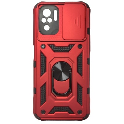 Купить чохол-накладка armor magnet camshield для xiaomi redmi note 10/10s - red онлайн