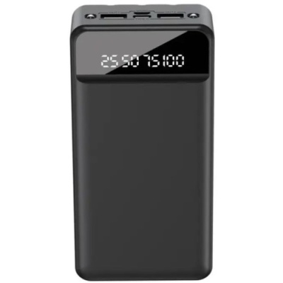додаткова батарея power bank xo pr164 with cable 30000 mah (чорний) 