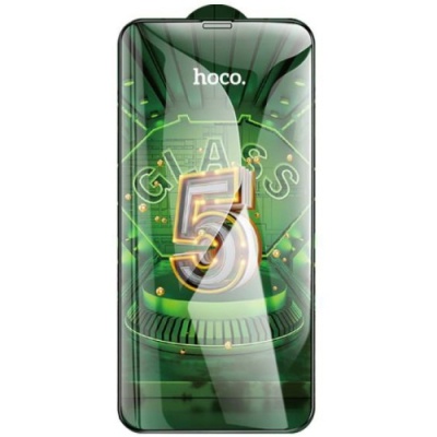 захисне скло hoco g12 5d для apple iphone xs max/11 pro max (чорний) 