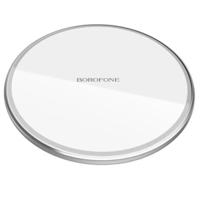 безпровідний зарядний пристрій borofone bq3 pro 15w (сріблястий) 