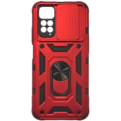 Купить чохол-накладка armor magnet camshield для xiaomi redmi note 11/note 11s - red онлайн