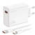мережевий зарядний пристрій earldom es-eu47c 1usb/67w/qc3.0 + (usb - type-c) (білий) 