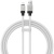 кабель baseus coolplay series usb - lightning 20w/2.4a/1m (cakw000402) (white) 