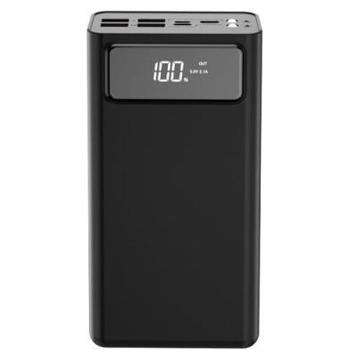 додаткова батарея power bank xo pr125 digital display 50000 mah (чорний) 