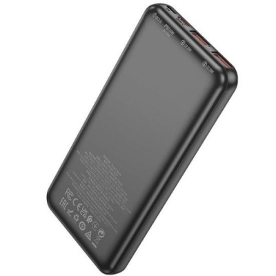 додаткова батарея power bank borofone bj38 power 22.5w+pd20w 10000 mah (чорний) 