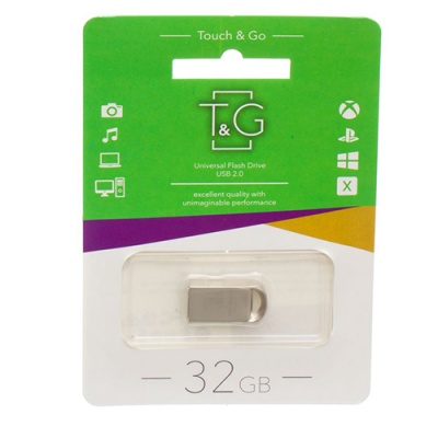 usb флеш-накопичувач tg 32gb metal 107 (сталевий) 