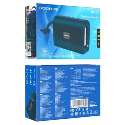 портативна колонка borofone br18 (синій) 