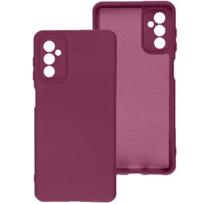 Купить чохол soft silicone case full для samsung m526 galaxy m52 5g (бордовий) онлайн