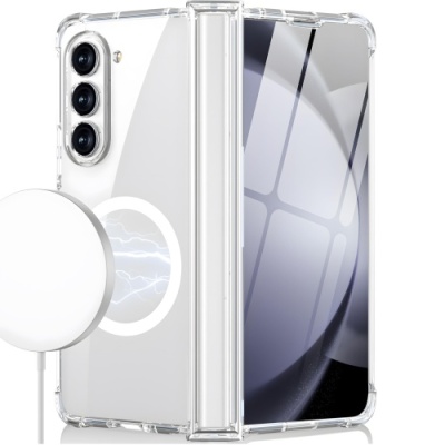 Купить чохол clear case magsafe для samsung fold 5 (f946) (прозорий) онлайн