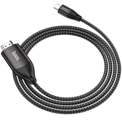 перехідник hoco ua16 type-c - hdmi (сірий) 