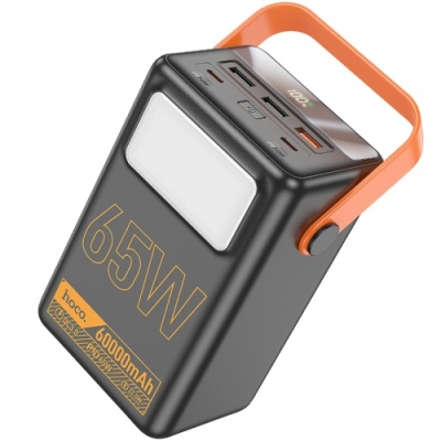 додаткова батарея power bank hoco j110a powerful pd65w 60000 mah (чорний) 