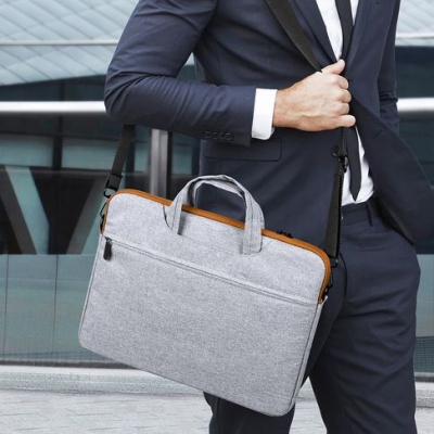 сумка для ноутбука dux ducis lbjc shoulder bag for 15.5"-16" (light grey) 
