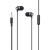 навушники xo ep15 in-ear metal grey 