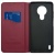 Купить чохол-книжка leather fold для nokia 1.4 (темно-червоний) онлайн