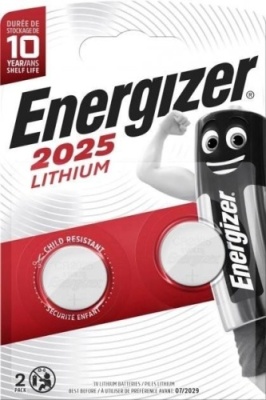 батарейка energizer 2025 (2шт) 
