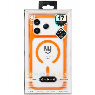 Купить чохол nj0yny magsafe для apple iphone 17 pro max (помаранчевий) онлайн