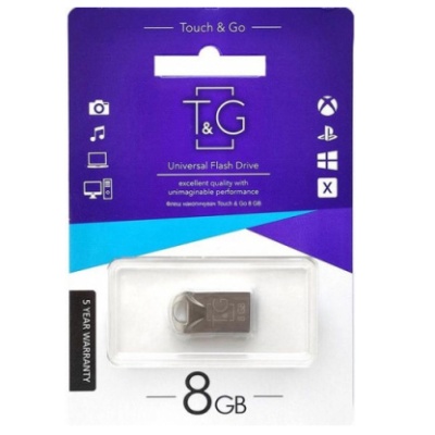 usb флеш-накопичувач tg 8gb metal 106 (сталевий) 
