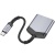 перехідник hoco ls39 type-c - type-c power + jack 3.5 (чорний) 