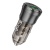 Автомобільний Зарядний Пристрій Borofone BZ25 38W 1USB/18W/QC3.0 + 1Type-C/20W/PD (Прозоро-Чорний)