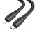 кабель hoco x84 solid (pd) type-c - lightning 20w 3a/1m (чорний) 