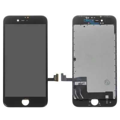 дисплей для apple iphone 8 з чорним тачскріном і рамкою ips