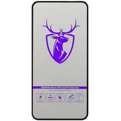 захисне скло glass full glue hd deer для xiaomi poco x6 (чорний) 