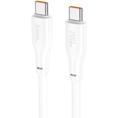 кабель hoco x93 force 240w type-c - type-c 1m (бiлий) 