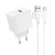 Мережевий Зарядний Пристрій Borofone BAS12A 1USB/18W/QC3.0 + (USB - Type-C) (Білий) мережевий зарядний пристрій borofone bas12a 1usb/18w/qc3.0 + (usb - type-c) (білий)