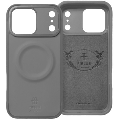 Купить чохол piblue magentic carbon magsafe (pl-128) для apple iphone 17 pro (титаново-сірий) онлайн