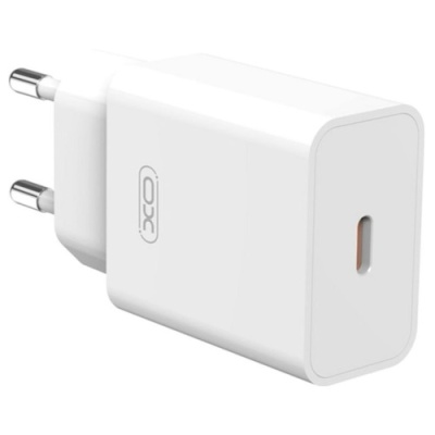 мережевий зарядний пристрій xo l126 1type-c/20w/pd (білий) 