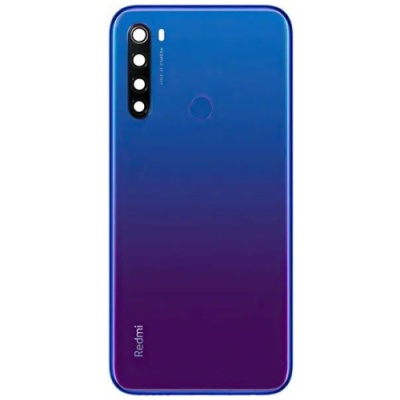 задня кришка для xiaomi redmi note 8t, blue (зі склом камери)