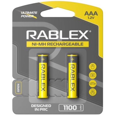 акумулятор rablex 1100 ааa (2шт) 