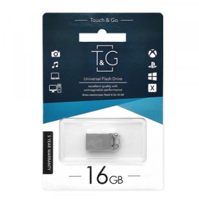 usb флеш-накопичувач tg 16gb metal 110 (сталевий) 