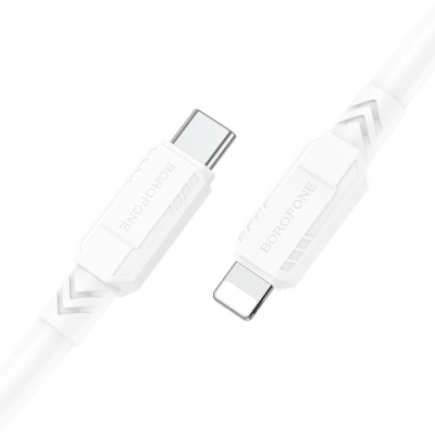 кабель borofone bx81 type-c - lightning (pd) 20w 1m (білий) 