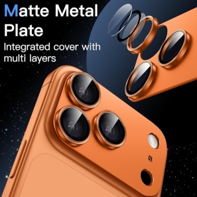 захисне скло camera full ar+af for iphone 17 pro max orange 