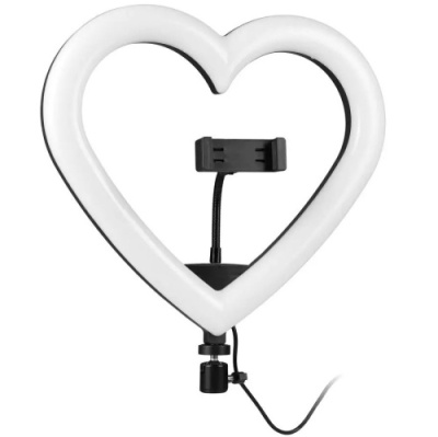 кільцева лампа rgb jm33-13 33cm (heart style) 