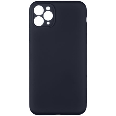 Купить чохол silicone case для apple iphone 11 pro max (08) dark blue - full camera онлайн