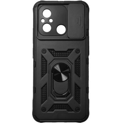 Купить чохол-накладка armor magnet camshield для xiaomi redmi 12c - black онлайн