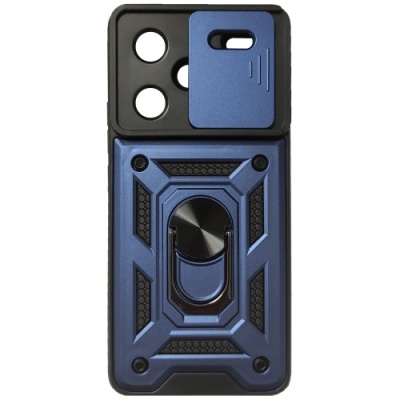 Купить чохол-накладка armor magnet camshield для xiaomi redmi note 13 pro plus 5g - dark blue онлайн