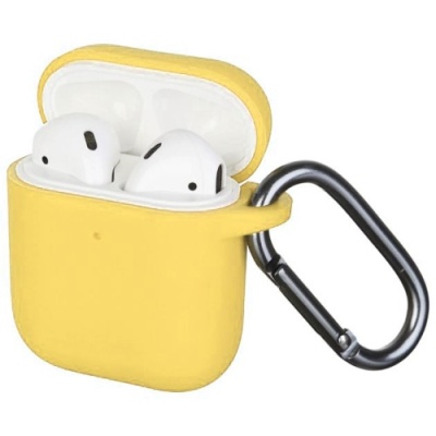 Купить чохол hang case для навушників airpods 1/2 (yellow) онлайн