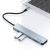usb hub адаптер xo-hub008 type-c to usb+hdmi+sd+microsd pd 100w 7 in 1 (чорний) 