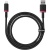 кабель baseus dura series fast charging usb - lightning 2.4a/1m (p10377801u01-01) (black/red) 