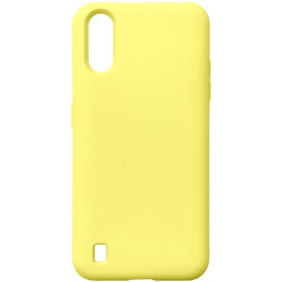 Купить силіконовий чохол nano silicone для samsung a015 galaxy a01 - yellow онлайн