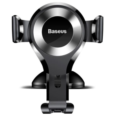 Автотримач Baseus Premium Osculum Type Gravity Car Mount (SUYL-XP0S) Black-silver